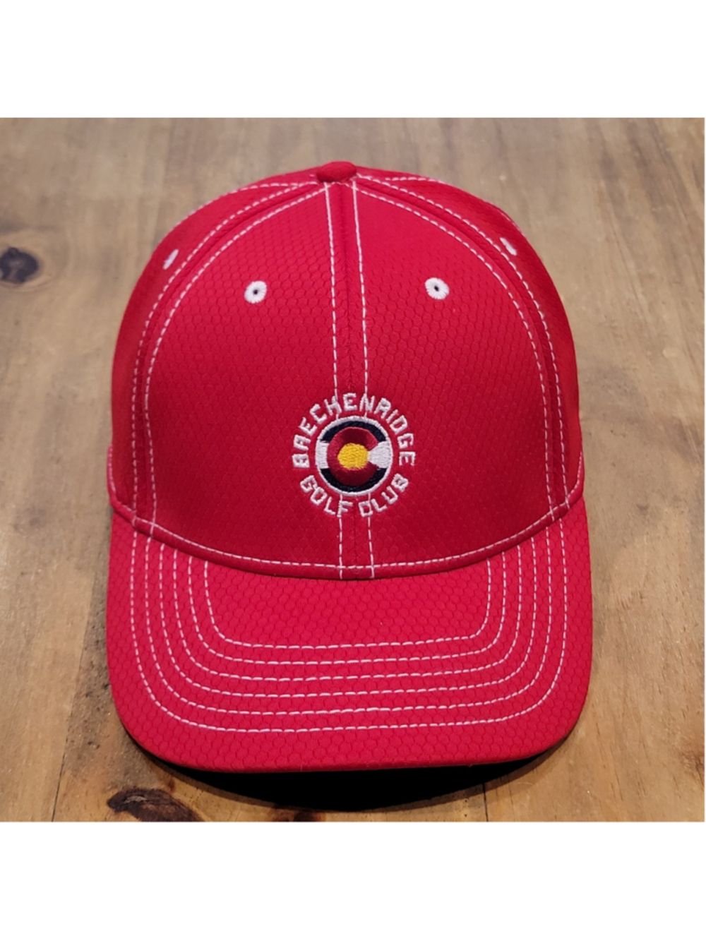 Breckenridge Golf Club Hat Cap Strap Back Ahead Classic Red Colorado Golfer